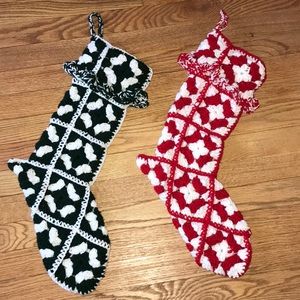 CHRISTMAS Pair of Holiday Stockings